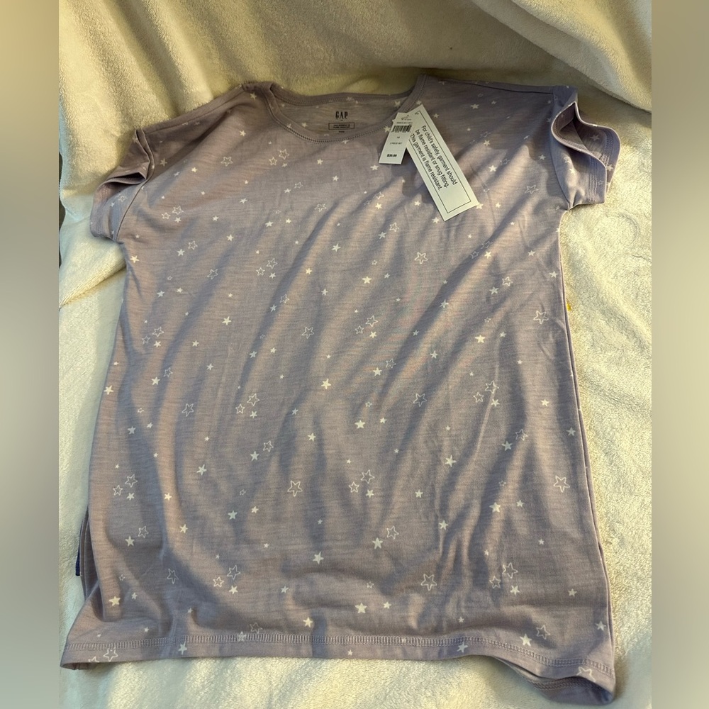 NWT- Kids Recycled Tunic PJ Set- perfumed purple lilac- size‎ 14 - Picture 3 of 7